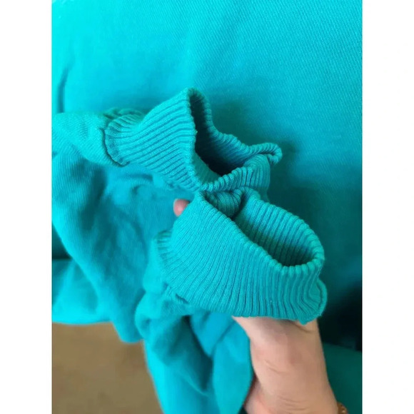 Colorful VTG Crazy Shirts Hawaii Key West Embroidered Sweatshirt Womens M blue - Picture 6 of 6